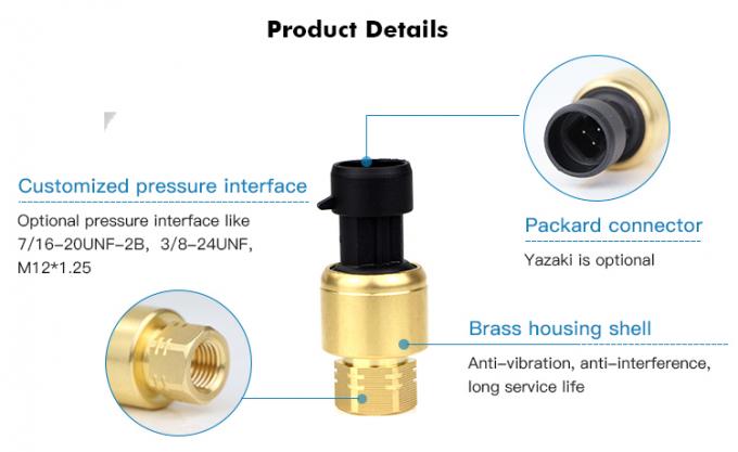 RPT233S 0~20MPa Packard Yazaki 1%FS Keramische druksensor voor HAVC-systeem 0
