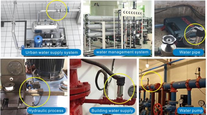 0-600 bar drukbereik Diffuse Silicon Oil Pressure Sensor RPT202 met 0,5-4,5V-uitgang en CE RoHS-certificering 3
