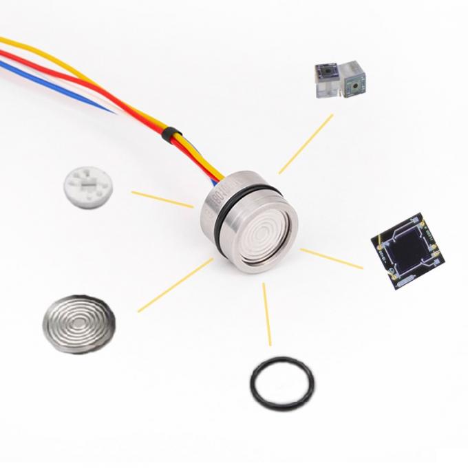 RJ10 OEM roestvrij staal universele 19 mm piezoresistieve siliciumdruk sensor voor water lucht vloeibare gas 1